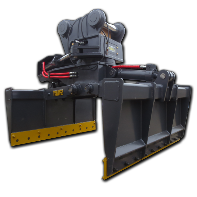 Excavator mat grapples simplify and increase profitability when placing, handling and maneuvering mats
