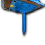 Heavy duty Excavator Spike & Cup.  Can be attached to the excavator Hoe Pac to easily poung posts and post holes.  See more...