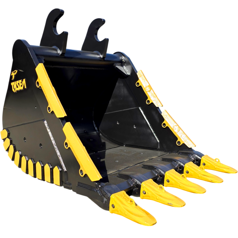 Excavator extreme duty rock buckets