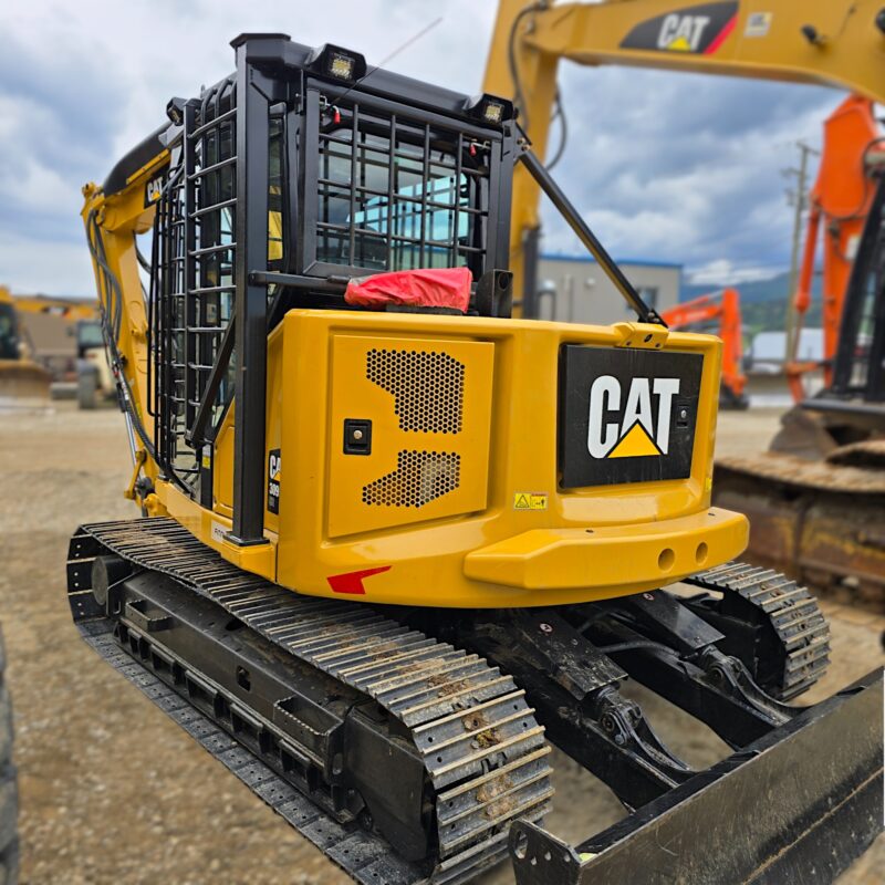 80-EXCAVATOR-FOPS-GUARDING-CAT-309-TYSEA CAT 309 excavator with full cab guarding package Tysea