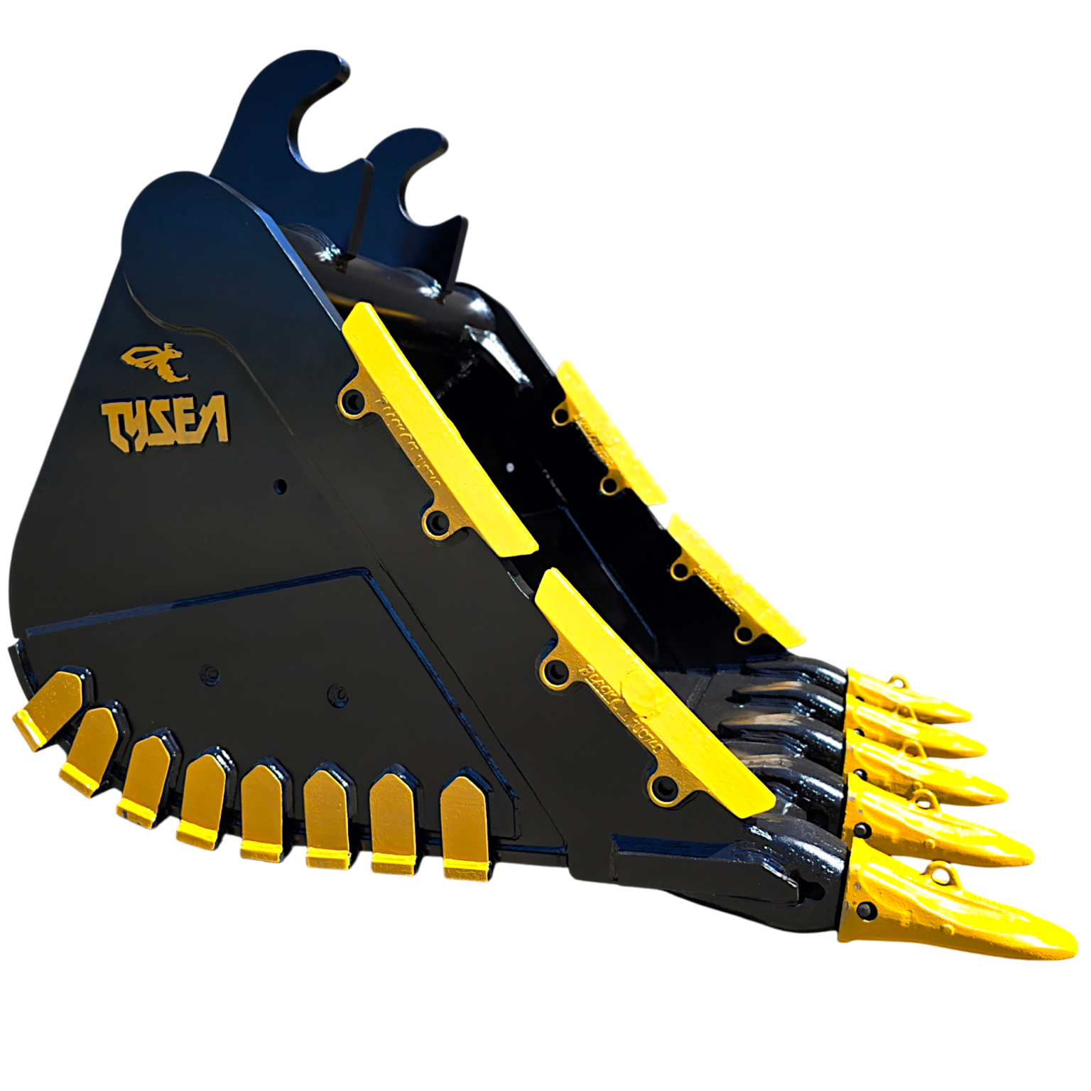 Excavator extreme duty rock digging bucket