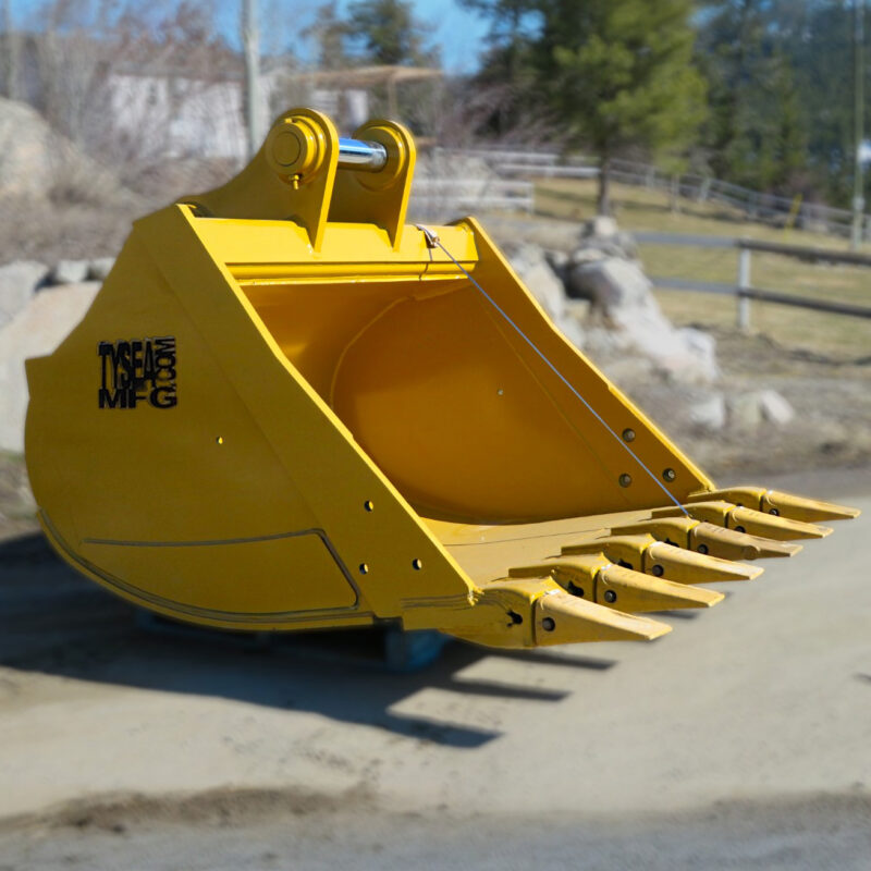 Heavy duty excavator high capacity digging bucket