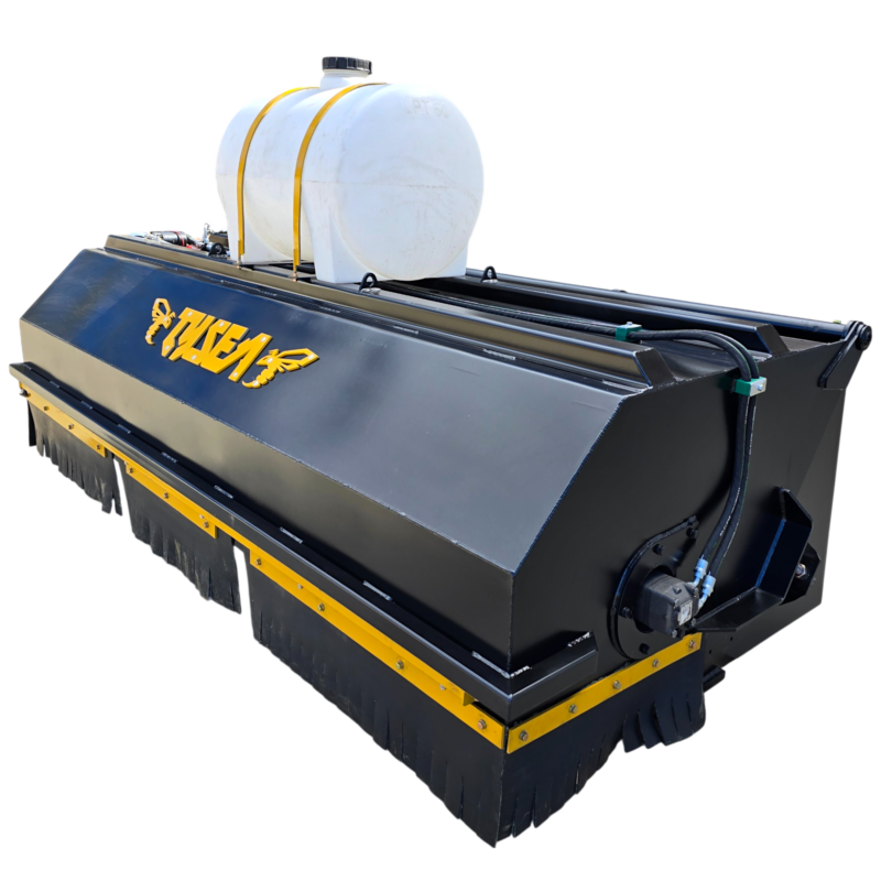 WHEEL-LOADER-PICKUP-BROOOM-WATER-TANK