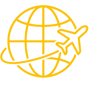 Icon symbolizing worldwide shipping