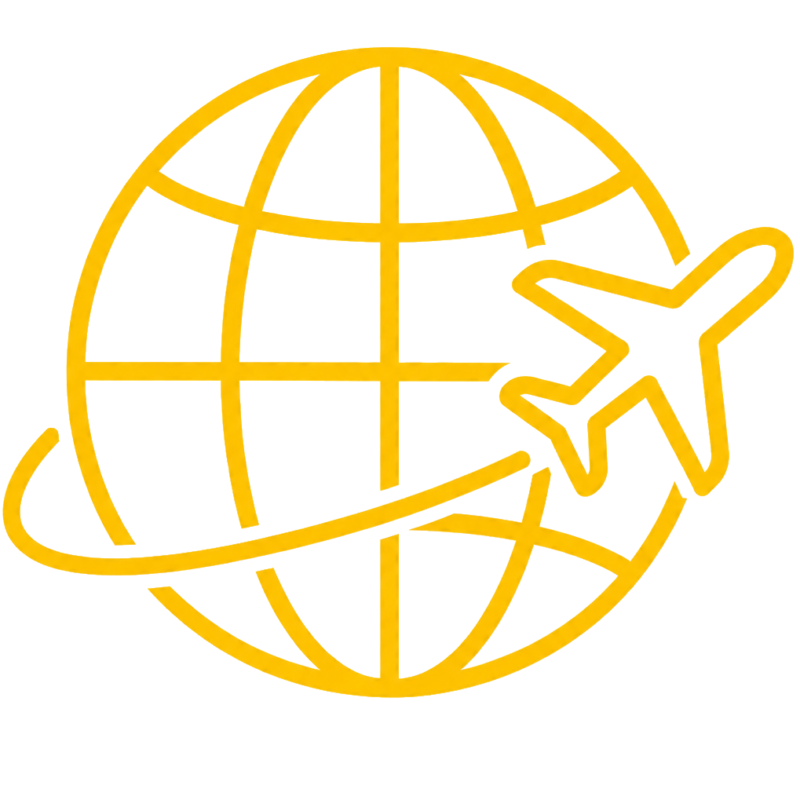 Icon symbolizing worldwide shipping